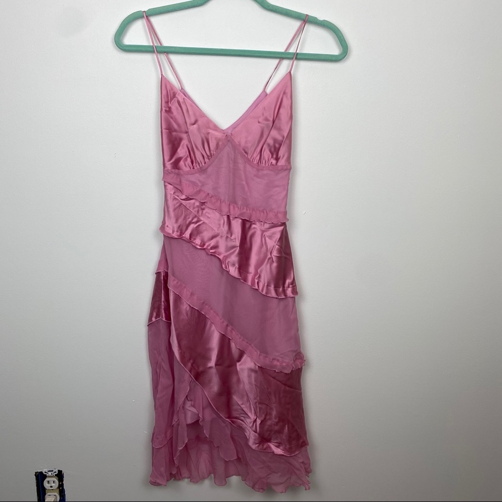 Laundry By Shelli Segal Pink Midi Dress